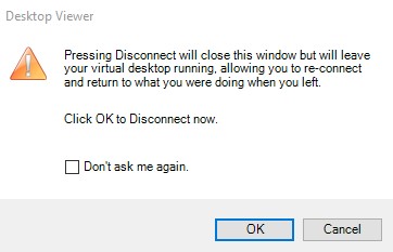 Disconnect  notification 